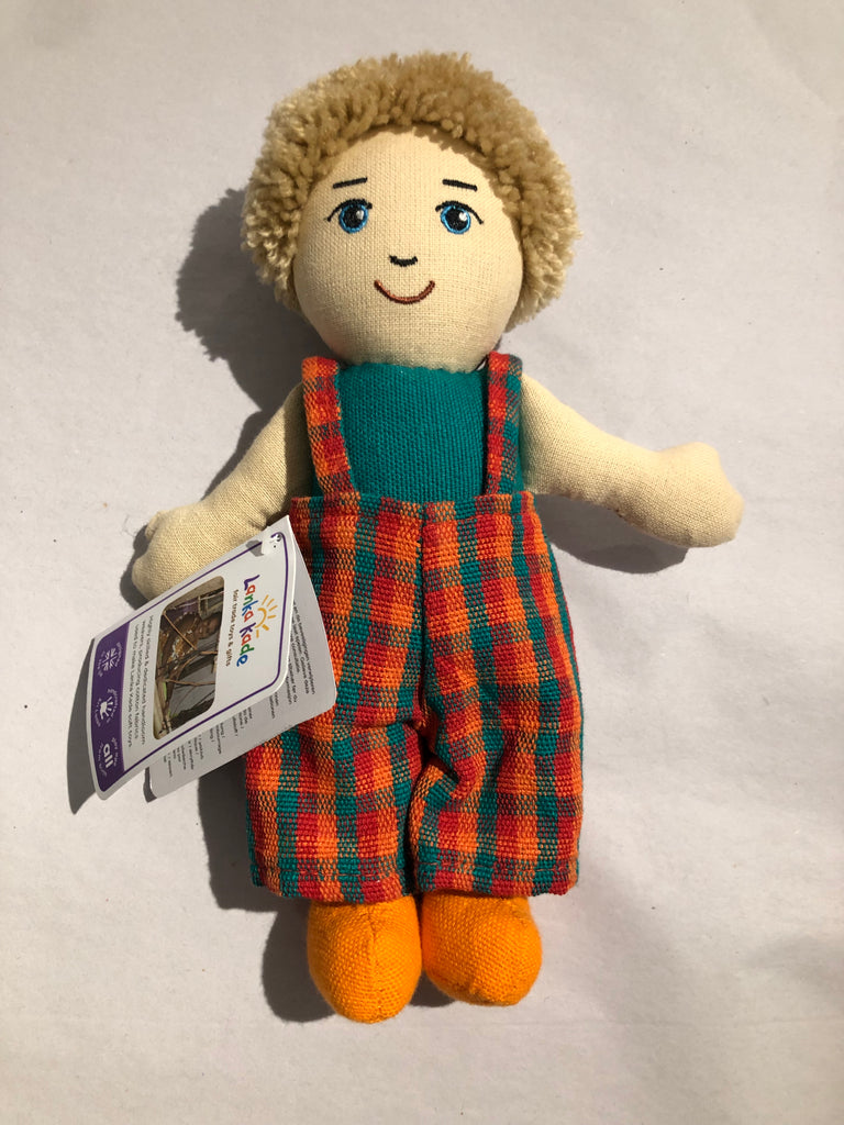 Lanka Kade Boy Doll - White Skin Blonde Hair