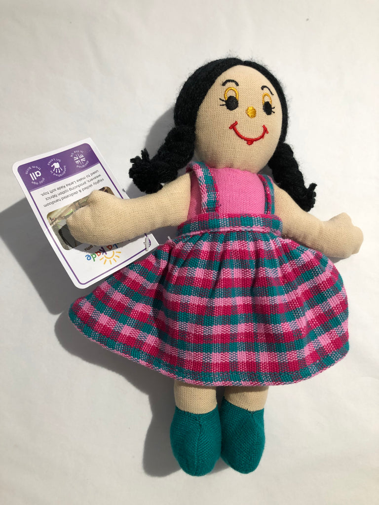 Lanka Kade Girl Doll - White Skin Black Hair