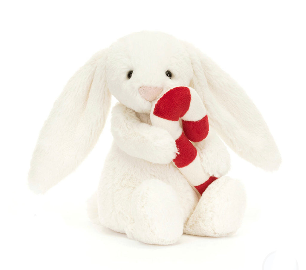 Bashful Bunny With Candy Cane