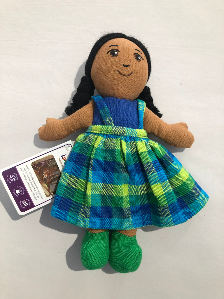 Lanka Kade Girl Doll - Brown Skin Black Hair