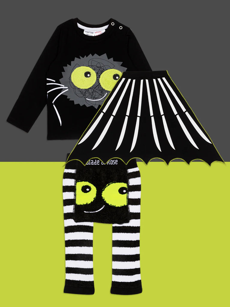 Fluffy Spider Outfit (3 piece set)