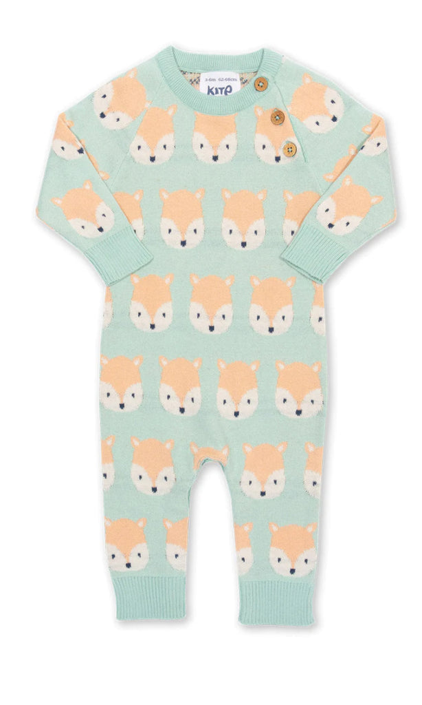 Kite Fox knit romper