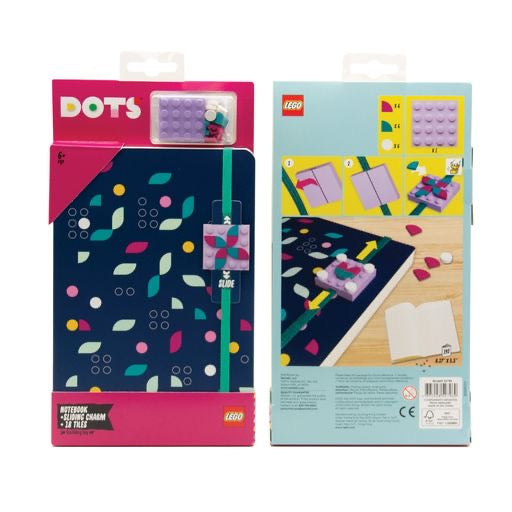 LEGO DOTS Notebook with Charm