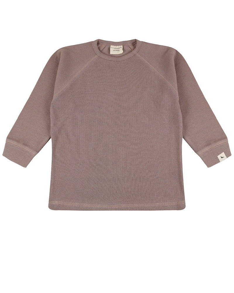 Turtledove London Rib Layering Top Stone