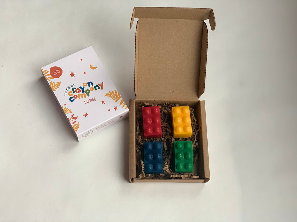 Building Bricks - Set of 4 crayons