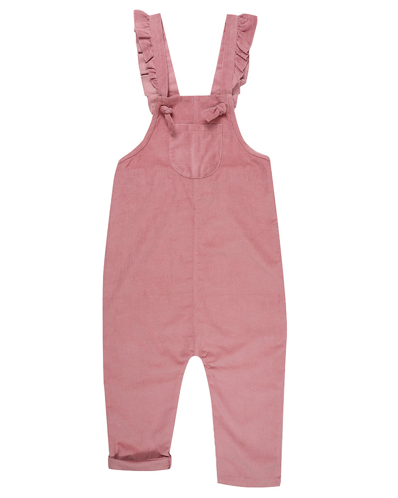 Lilly & Sid Cord Dungarees - Pink