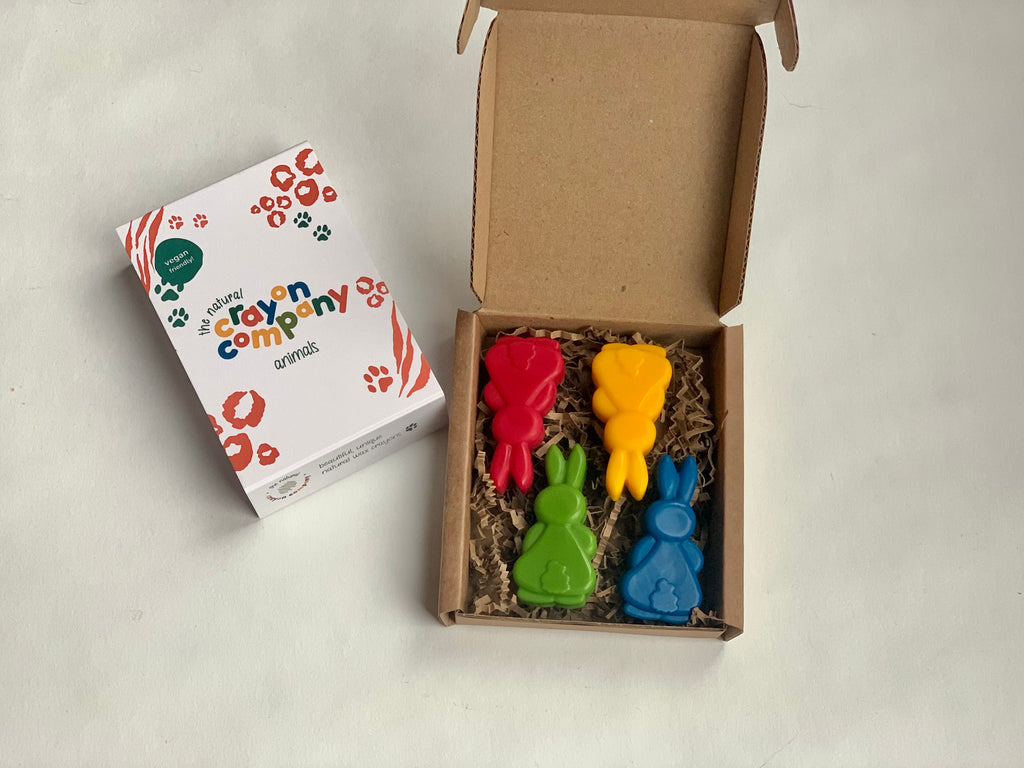 Bunnies - Set of 4 crayons