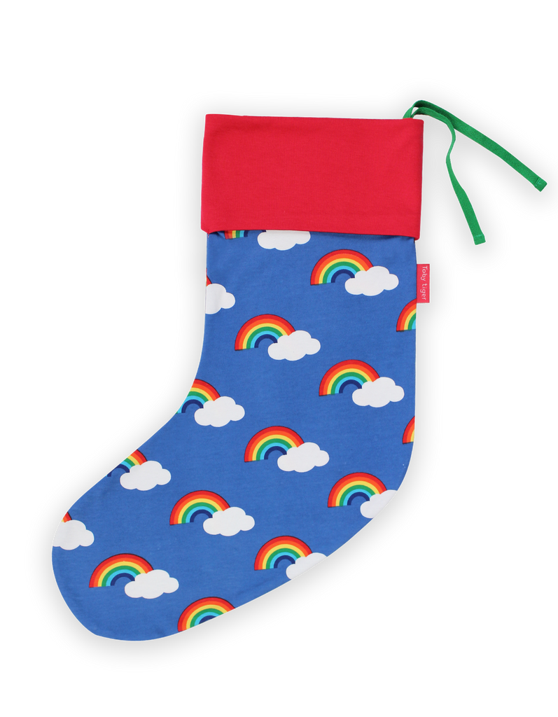 Toby Tiger Organic Multi Rainbow Stocking