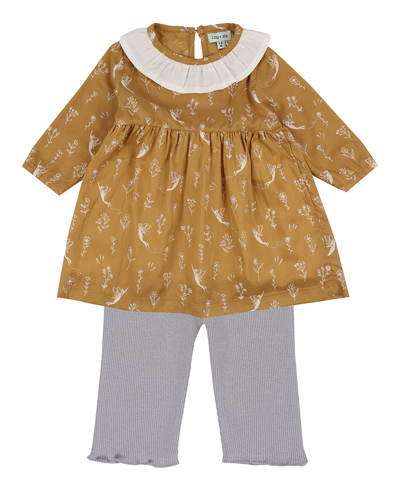 Lilly & Sid Baby Girl Viscose Fairy Dress Set