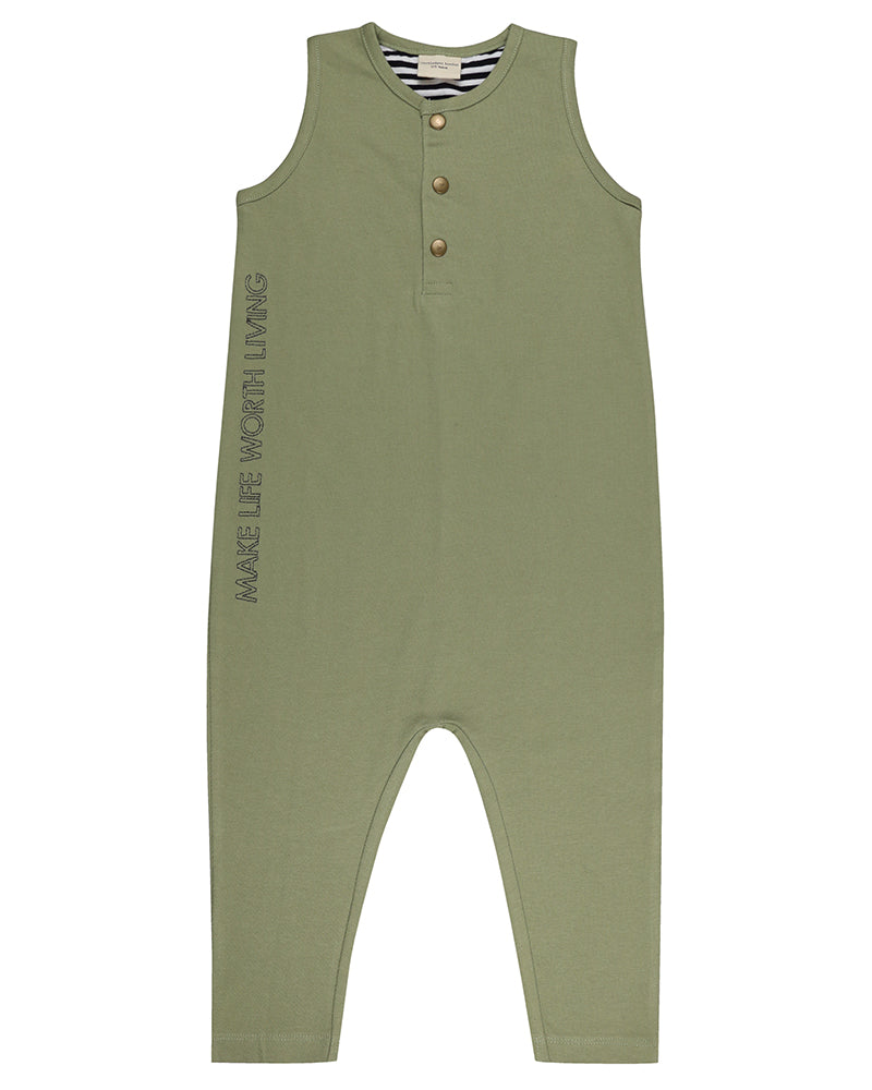 Turtledove London Embroidered Tank Dungarees