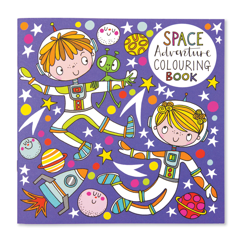 Adventures in Space colouring book