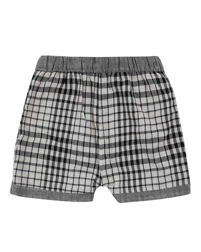 Turtledove London Reversible Shorts Check/Chambray