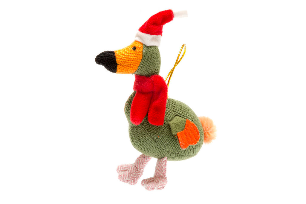 Knitted Dodo Christmas Decoration