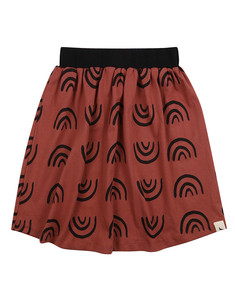 Turtledove London No rain, no rainbows midi skirt