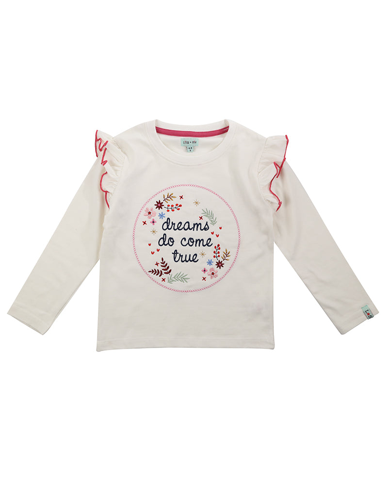 Lilly & Sid Dreams embroidered top