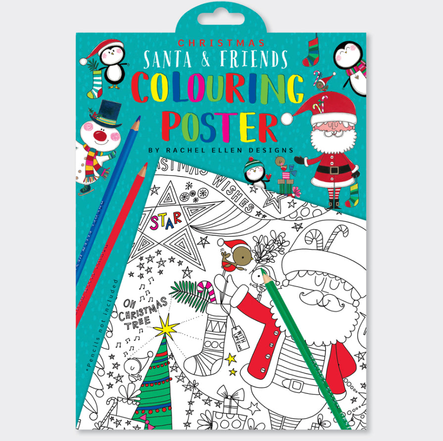 Colouring Poster - Christmas