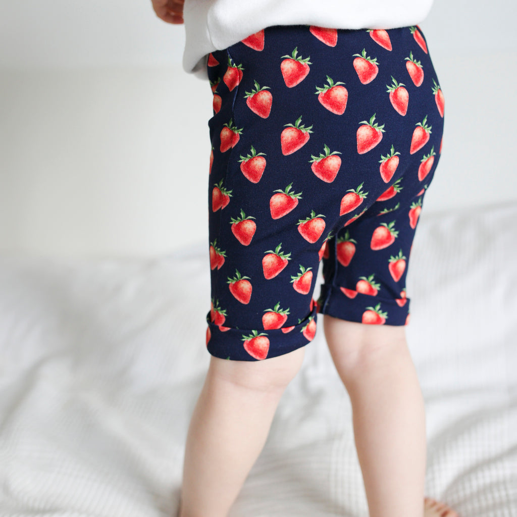 Fred & Noah Strawberry Print Shorts