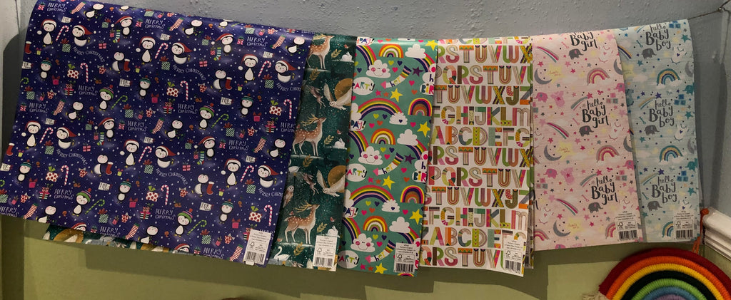 Wrapping paper - various prints