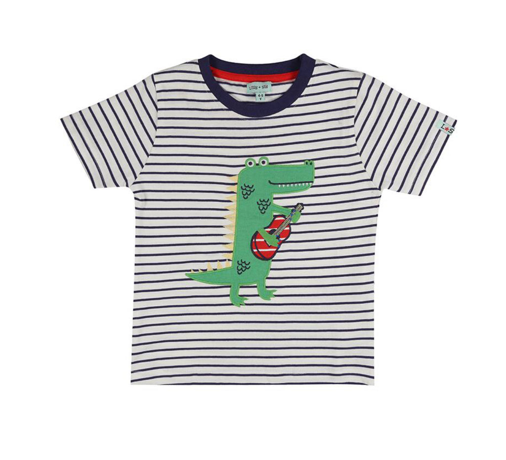 Lilly & Sid Croc Applique T-shirt