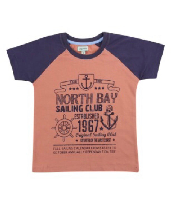 Lilly & Sid Sailing Club Print T-shirt